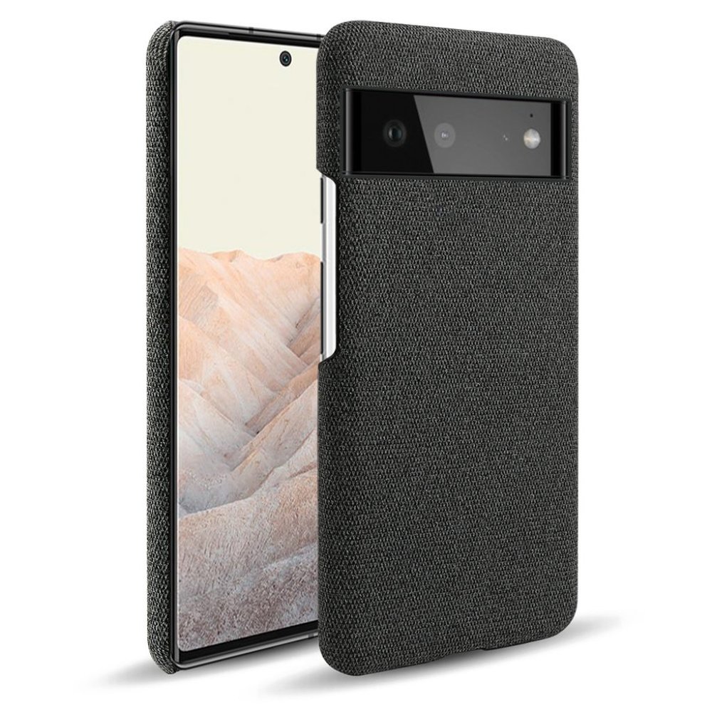 NEW Fabric Case - Google Pixel 6 - Black/Dark Grey NWOT